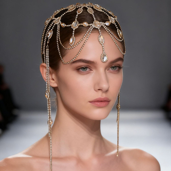 Otsaesises kett teemant-tasseliiga, sulam, käsitöö, Tl009, bränd Tuan Ming