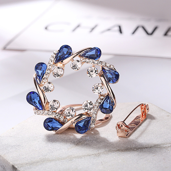 Брошка в корейски стил, алуминиева сплав, електроплатирана, двойна употреба, за жени