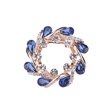 Брошка в корейски стил, алуминиева сплав, електроплатирана, двойна употреба, за жени