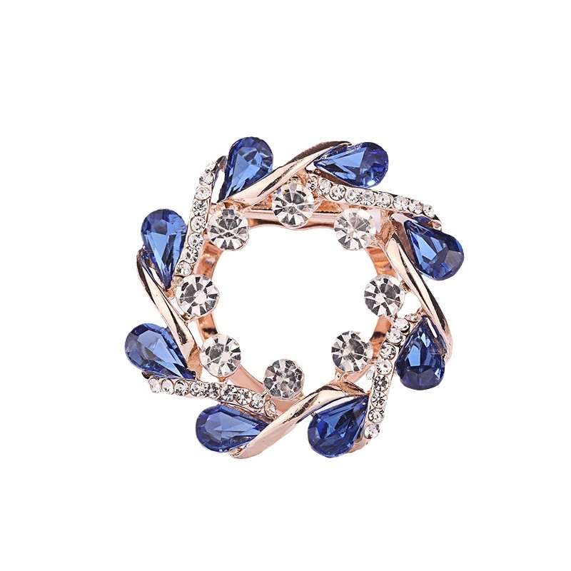 Брошка в корейски стил, алуминиева сплав, електроплатирана, двойна употреба, за жени