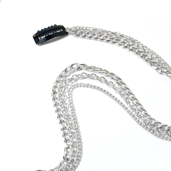 Lanț de păr din aluminiu cu ciucuri, BB clip, multistrat, placare electrolitică, marca lichunhua