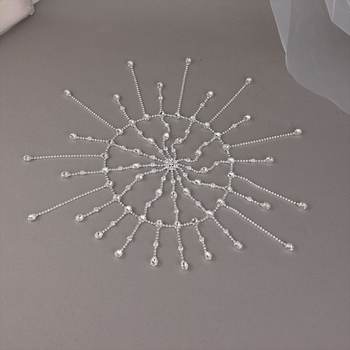 Egzotična verižica za kosu s resicama, za pozornicu, zimska 2024 kolekcija