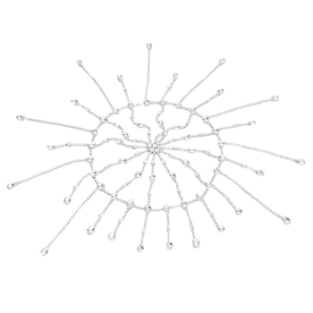 Egzotična verižica za kosu s resicama, za pozornicu, zimska 2024 kolekcija