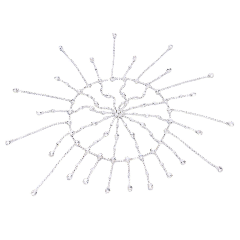 Egzotična verižica za kosu s resicama, za pozornicu, zimska 2024 kolekcija