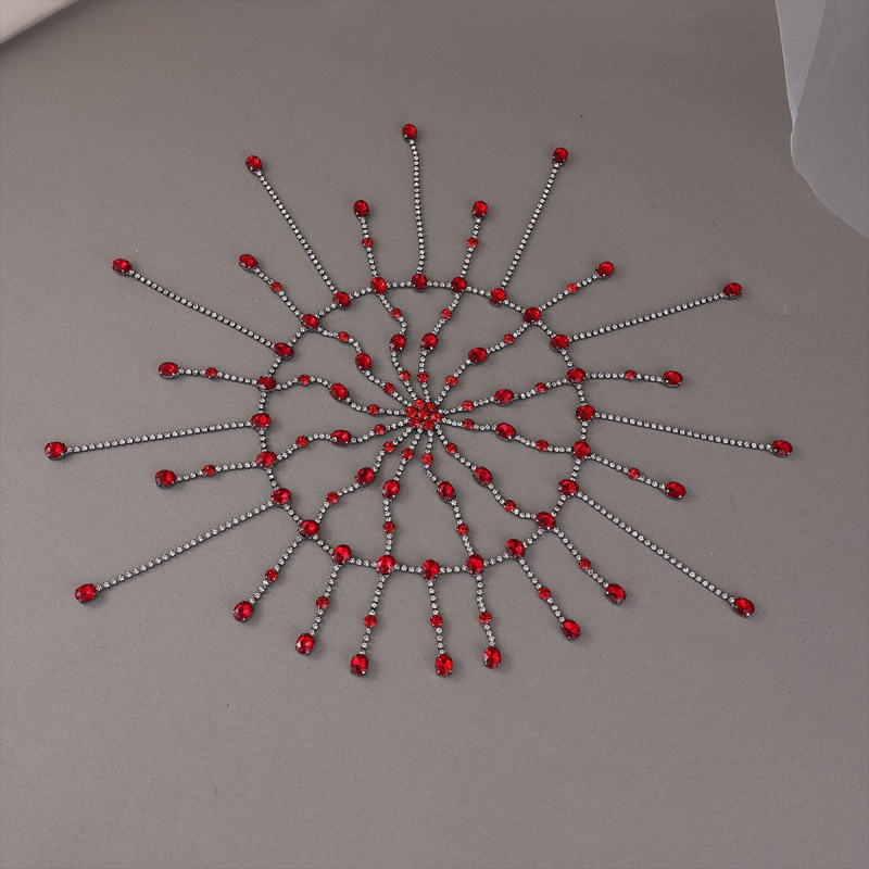 Egzotična verižica za kosu s resicama, za pozornicu, zimska 2024 kolekcija