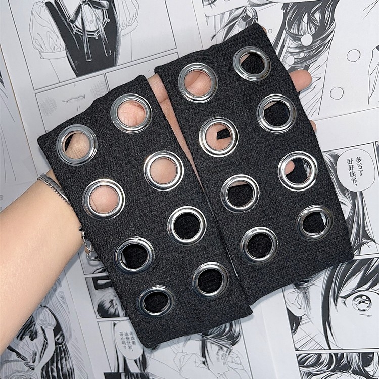 Elastne otsmikupann metallrõngaga, lai äär, retro punk stiil, 2025. aasta kevad