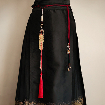 Centură metalică pentru Hanfu, stil național, unisex, personalizabilă, lansare iarna 2025
