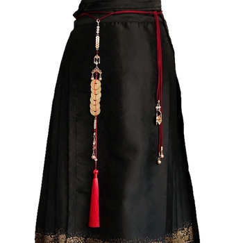Centură metalică pentru Hanfu, stil național, unisex, personalizabilă, lansare iarna 2025