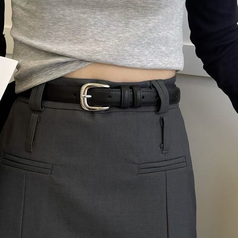 PU kožni kaiš s kopčom od legure i kopčom s pinom, širina 2–4 cm, elektroplatirani završetak