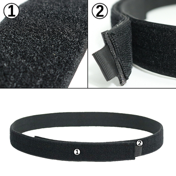 Taktički unutarnji pojas s Velcro zatvaračem, unisex, podesiv, širina 2-4 cm, tkanom kopčom, ručno pleteni završetak