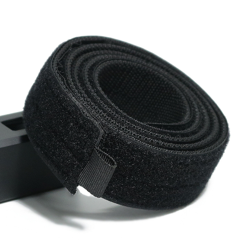 Taktički unutarnji pojas s Velcro zatvaračem, unisex, podesiv, širina 2-4 cm, tkanom kopčom, ručno pleteni završetak