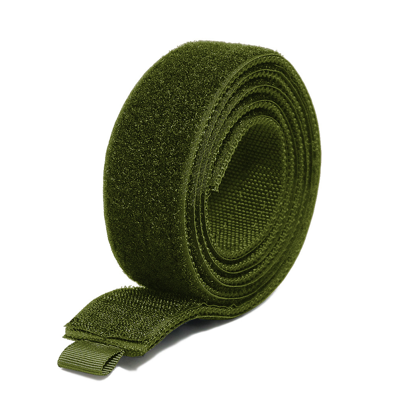 Taktički unutarnji pojas s Velcro zatvaračem, unisex, podesiv, širina 2-4 cm, tkanom kopčom, ručno pleteni završetak