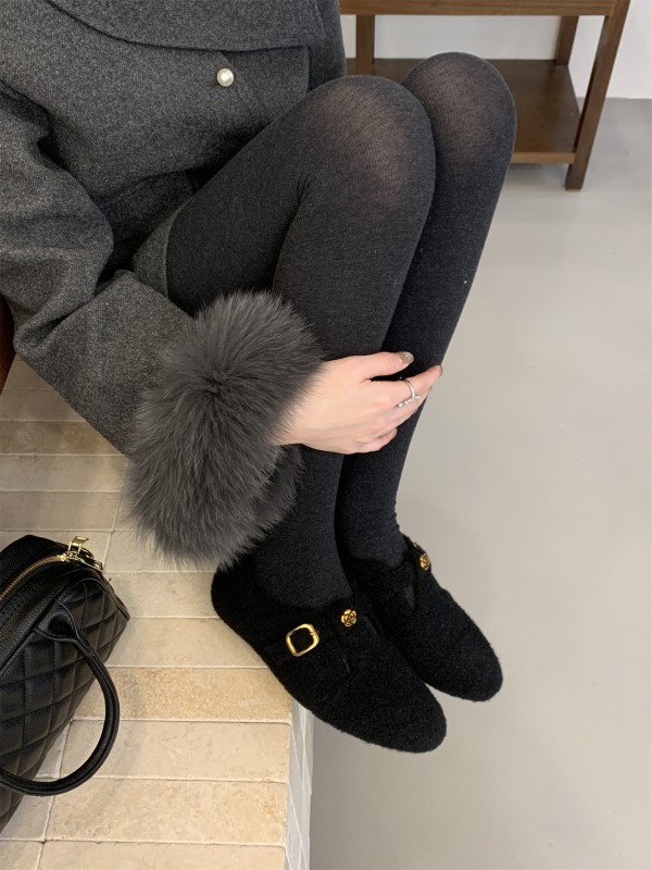 Mary Jane plätud PU ülemisega, ümmarguse ninaga, sügava avaga, madal konts