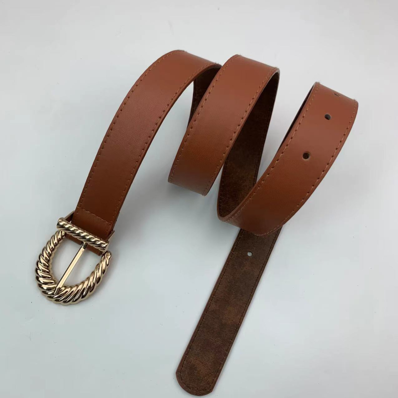 Unisex retro pojas s kružnom kopčom na pin, PU koža, kopča od legure