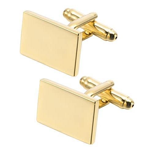 Agát köves mandzsettagombok, téglalap alakú, modern stílusú férfiak számára