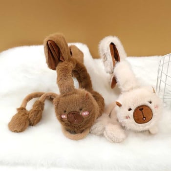 Dječje Earmuffs s pomičnim zečjim ušima – plišasti zimski štitnici za uši, unisex