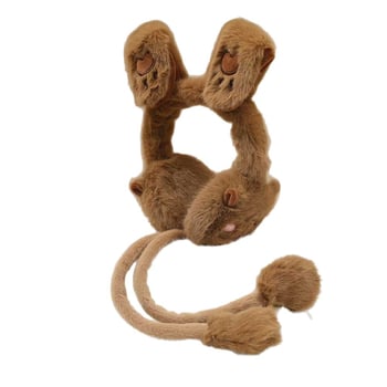 Dječje Earmuffs s pomičnim zečjim ušima – plišasti zimski štitnici za uši, unisex