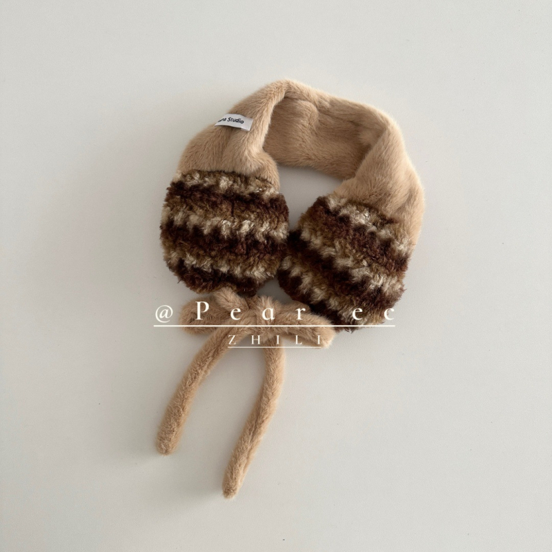 Plišani zaštitnici za uši u korejskom stilu, s vezivanjem, topli zimi, za žene