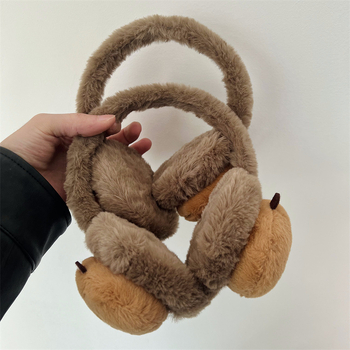 Capibara pliš zaštićnici za uši, zimska toplina, unisex odraslih, crtani dizajn