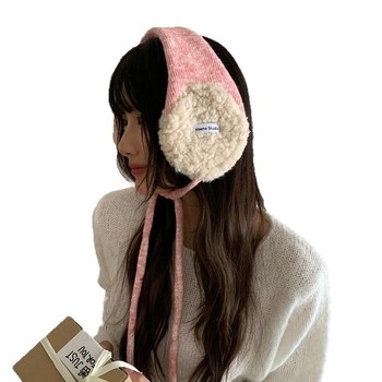 Ženske zimske ušne topline s trakicom, osnovni stil, toplina