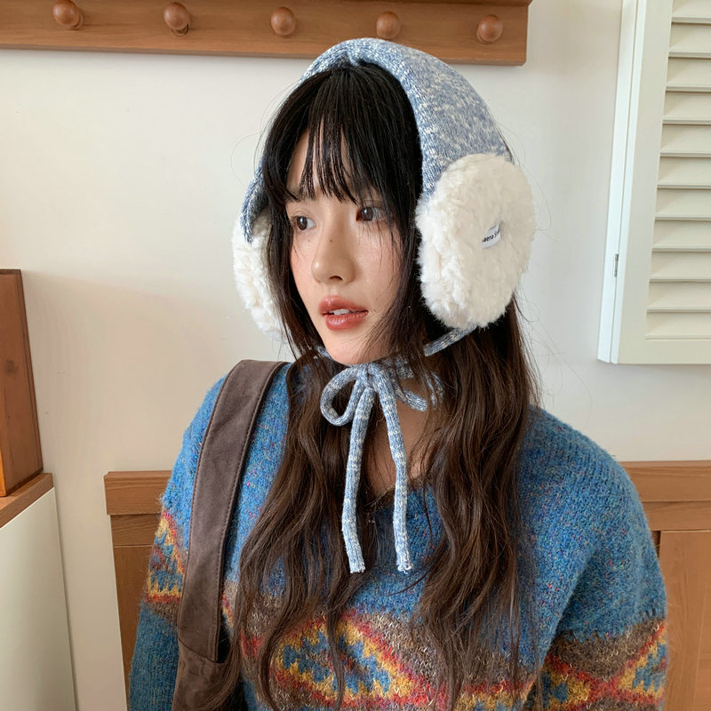 Ženske zimske ušne topline s trakicom, osnovni stil, toplina