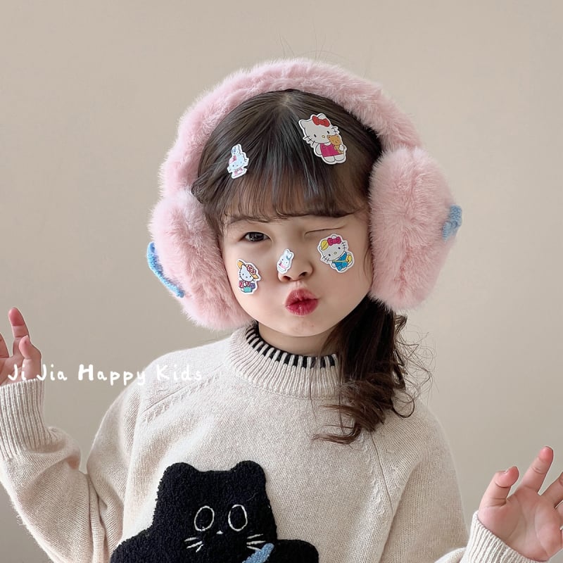 Dječji plišani zaštitnici za uši s mašnicom, jesen-zima, otporni na vjetar, topli, za vanjsku uporabu