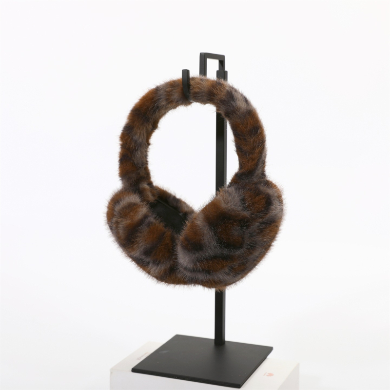 Ušne zaštitne kapice s leopard uzorkom – zimski topli, unisex