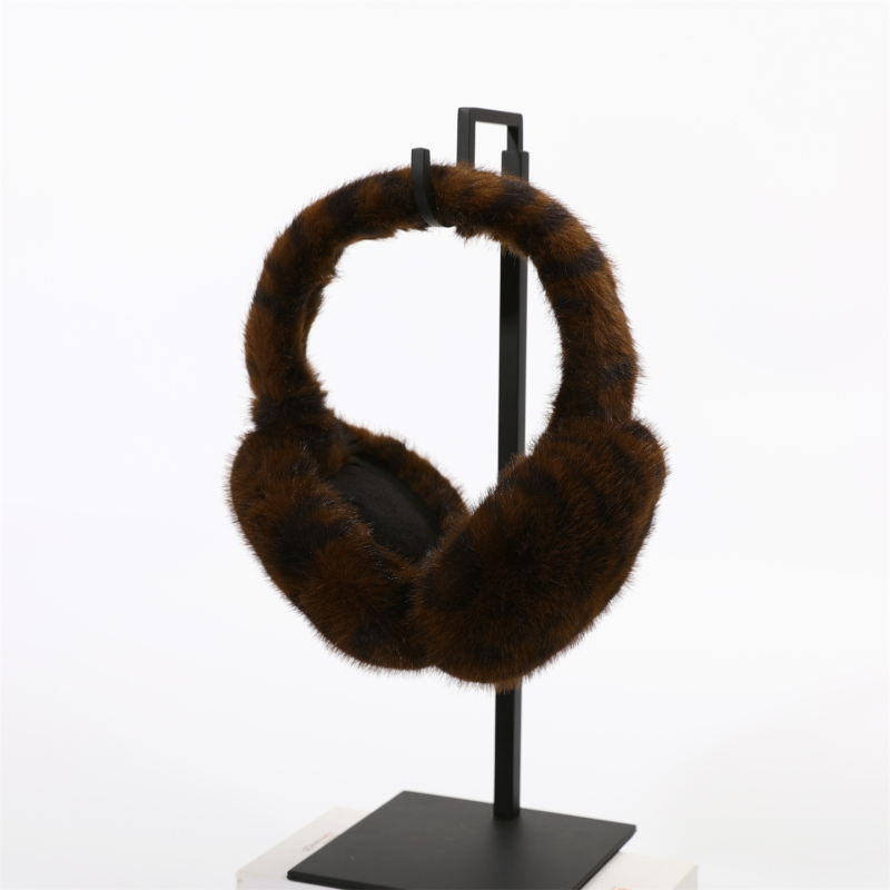 Ušne zaštitne kapice s leopard uzorkom – zimski topli, unisex