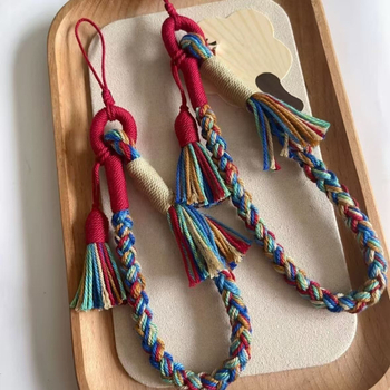 Ръчно плетен въжен колан с телена конструкция, есен 2023 издание, без персонализация