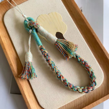 Ръчно плетен въжен колан с телена конструкция, есен 2023 издание, без персонализация