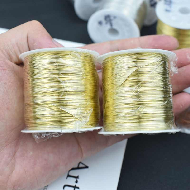 Réz ékszerdrót gyöngyözéshez és sodrásához — anyag: réz; kezelés: más; 2021 nyár