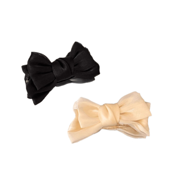 Κλιπ μαλλιών με φιόγκο για κότσο - Χειροποίητο Twist Clip, ύφασμα, εργαλείο updo για γυναίκες