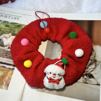 Set dodataka za kućne ljubimce: crveni božićni set za pse i mačke — ogrlica, odjeća i šalovi (Materijal: poliester; Univerzalna kompatibilnost; Za sve sezone; Podrijetlo: Hubei; IP: Neovlašteno)
