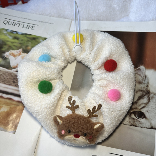 Set dodataka za kućne ljubimce: crveni božićni set za pse i mačke — ogrlica, odjeća i šalovi (Materijal: poliester; Univerzalna kompatibilnost; Za sve sezone; Podrijetlo: Hubei; IP: Neovlašteno)