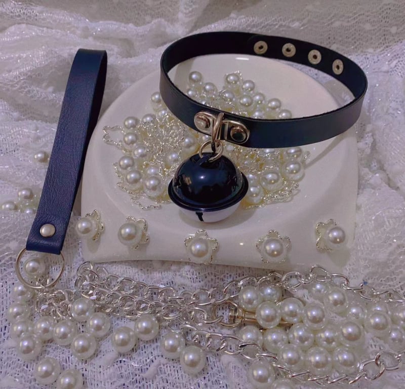 Kožni ogrlic za parove s standardnim lancem, porijeklo Lianyungang