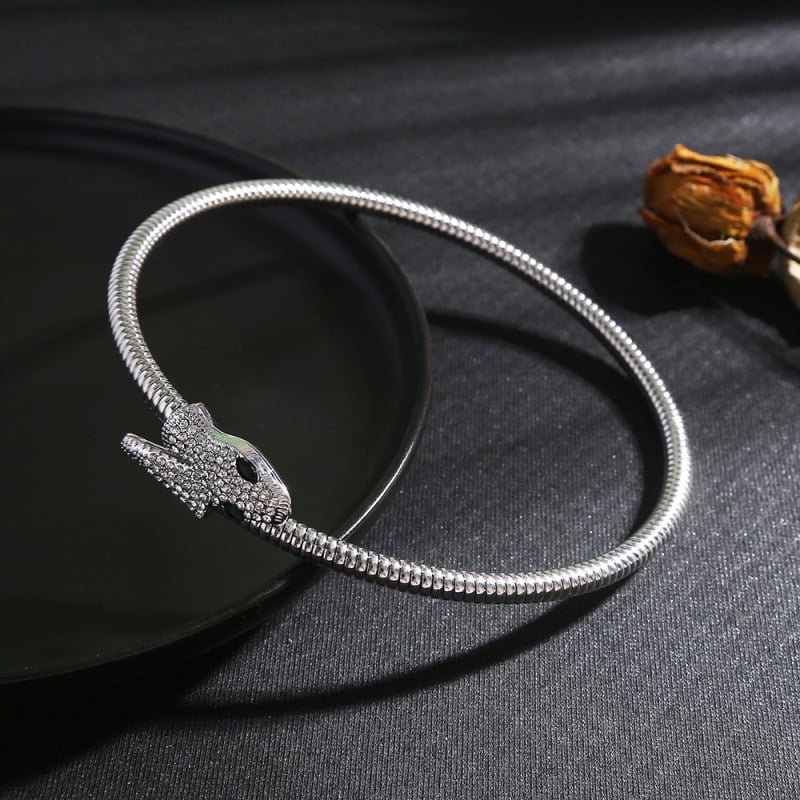 2-в-1 колие и гривна, метален пънк дизайн, медно-сплавен материал, медена висулка, 500 г, стандартна верига