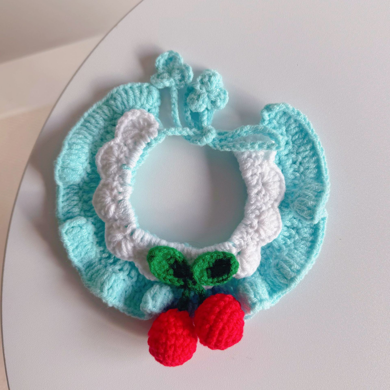 Adīts šalle mājdzīvniekiem, samta pavedienā, universāla izmantošana, pavasaris–rudens