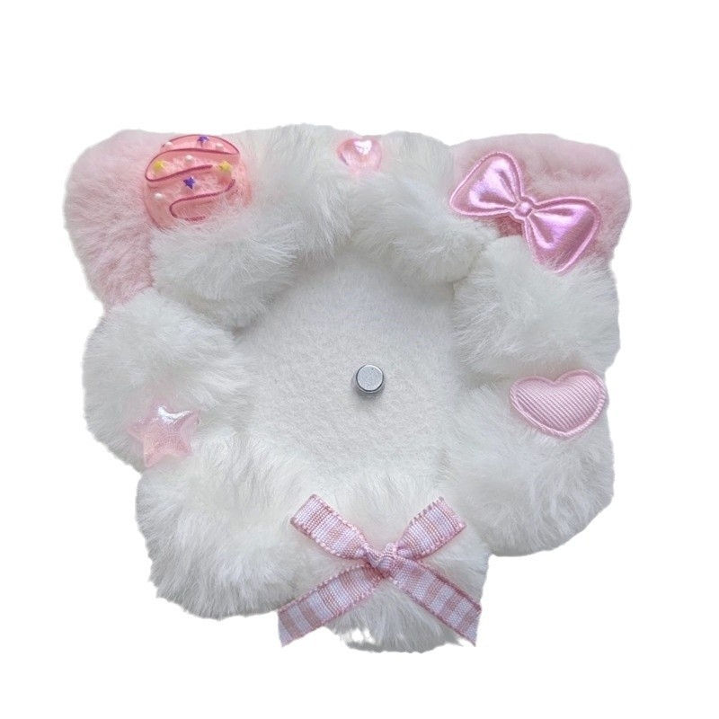 Macskafül fülbevaló – Bodhi anyag, nyomtatott, DIY márka, őszi-téli kollekció, friss és édes stílus, 2025 tavaszán bemutatva