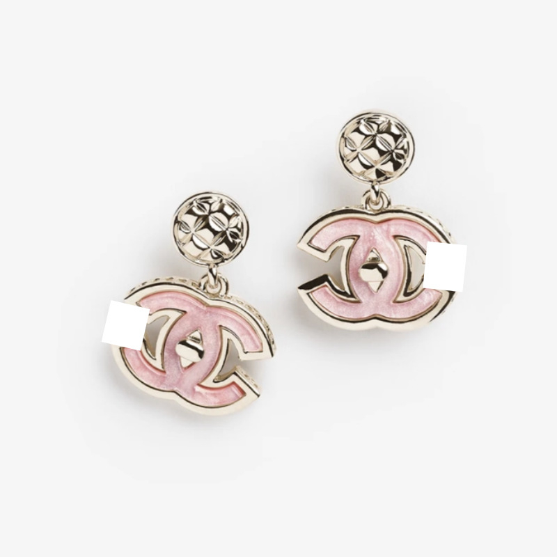 Réz fülbevalók elektroplatált bevonattal, geometriai forma betűkkel/számokkal, nőknek