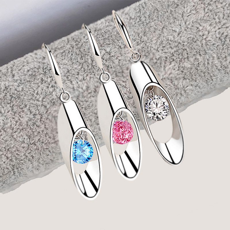 Réz fülbevalók elektroplattázott felülettel, geometriai stílus, hosszú csepp formájú, nőknek