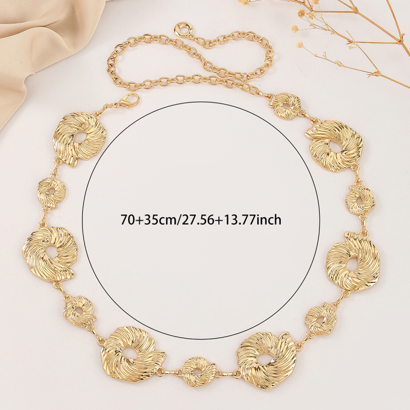 Метална талийна верига – Унисекс, Универсален стил, ширина 4,1 см, Подходяща за всички сезони