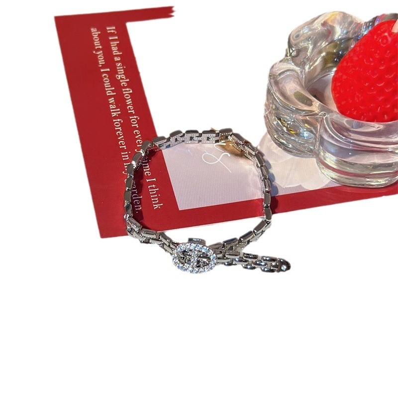 Piaoting narukvica s pozlaćenim premazom i cirkonima za žene, komad nakita za ruku, stil Sweet Cool Wind