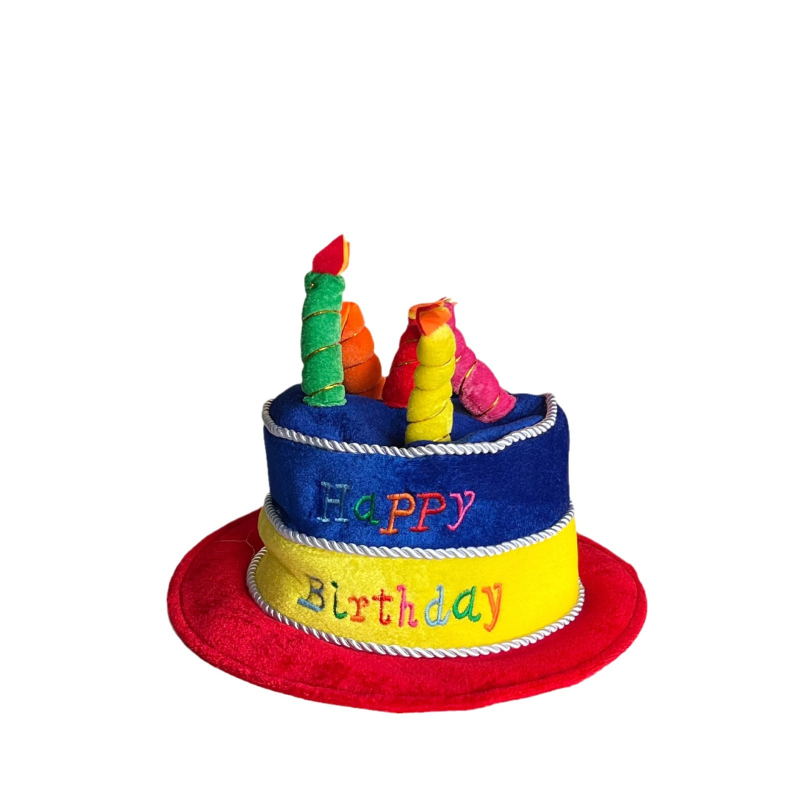 Rođendanska kapa za zabavu — platno, ručno šivana, rekvizit za kostim i maskiranje