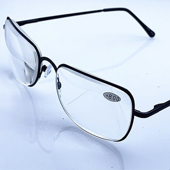 Γυαλιά ανάγνωσης με μεταλλικό σκελετό, τετράγωνος σκελετός, πλήρης σκελετός, φακοί ρητίνης, Φθινόπωρο 2024