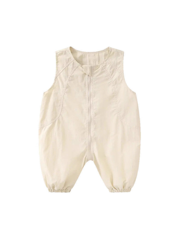 Dječji jumpsuit s karikaturnim printom, pamuk 81–90%, kratkih rukava, unisex.