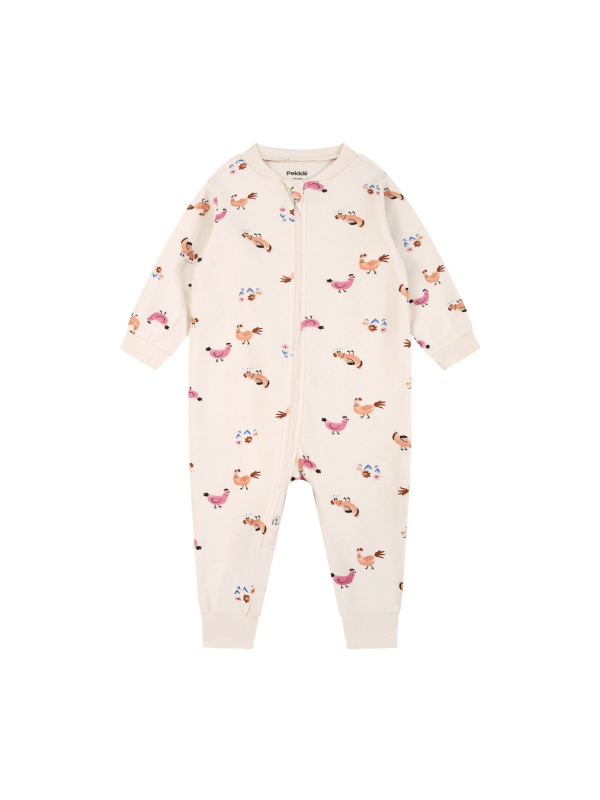 Kombinezon za bebe s dvostrukim zatvaračem, organski pamuk, dugi rukavi, bez kapuljače, za novorođenčad