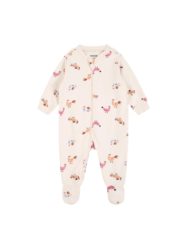 Kombinezon za bebe s dvostrukim zatvaračem, organski pamuk, dugi rukavi, bez kapuljače, za novorođenčad