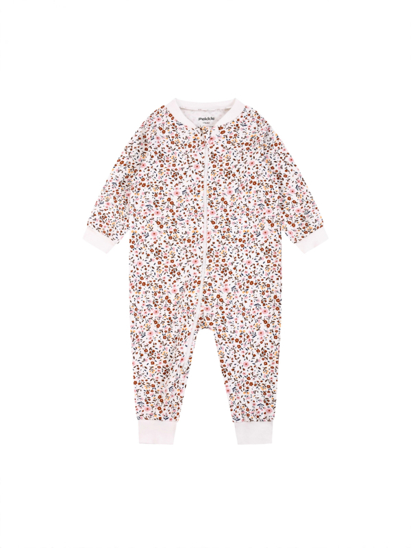 Kombinezon za bebe s dvostrukim zatvaračem, organski pamuk, dugi rukavi, bez kapuljače, za novorođenčad