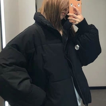 Kratka pamučna jakna s polo ovratnikom; Chenille tkanina; punilo od svile-pamuka; glavni materijal elastan; ultra kratka duljina (≤40 cm)