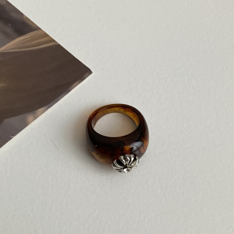 Prsten od pozlaćenog bakra; geometrijski oblik; elektroplatiranje; unisex; chic stil